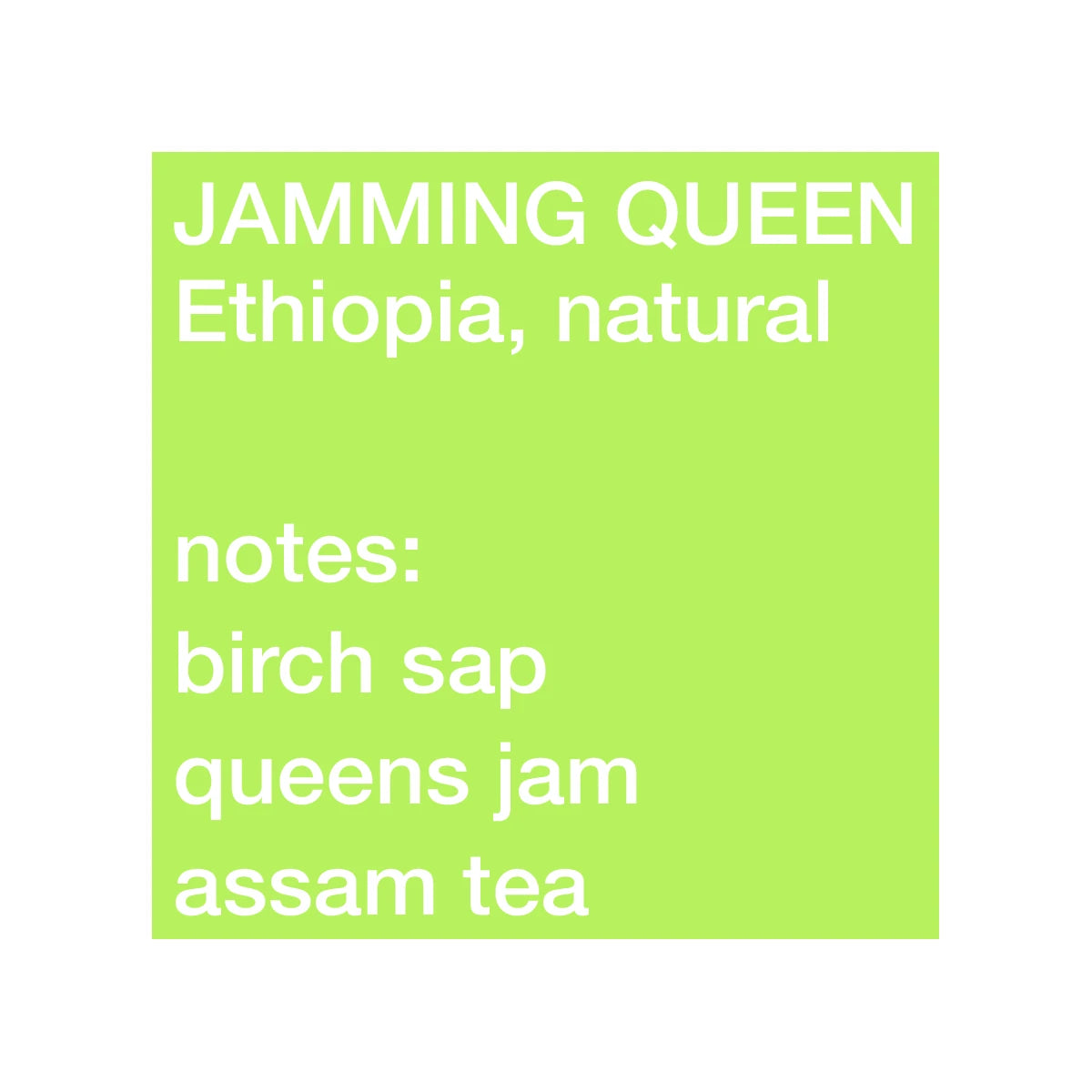 Siemasu Jamming Queen, Ethiopia